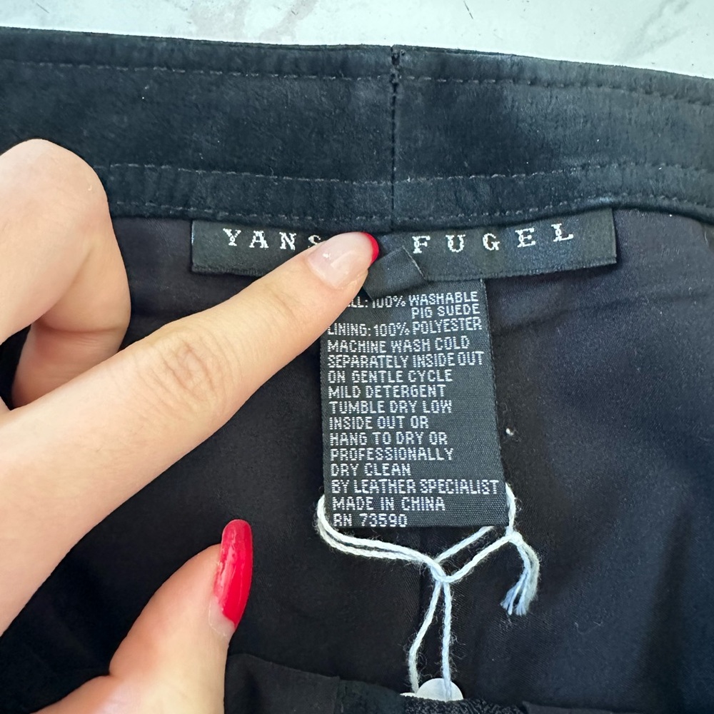 Yansi fugel black suede pants - Picture 7 of 12